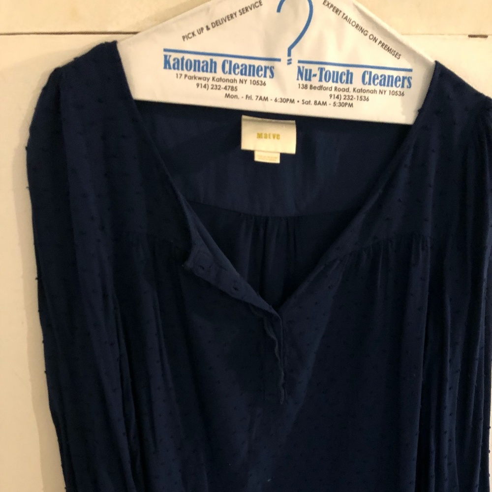Navy blouse